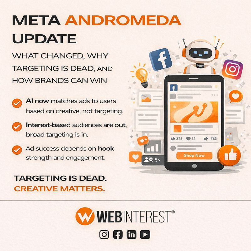 Meta Andromeda Update: What Changed, Why Targeting Is Dead, and How Brands Can Win