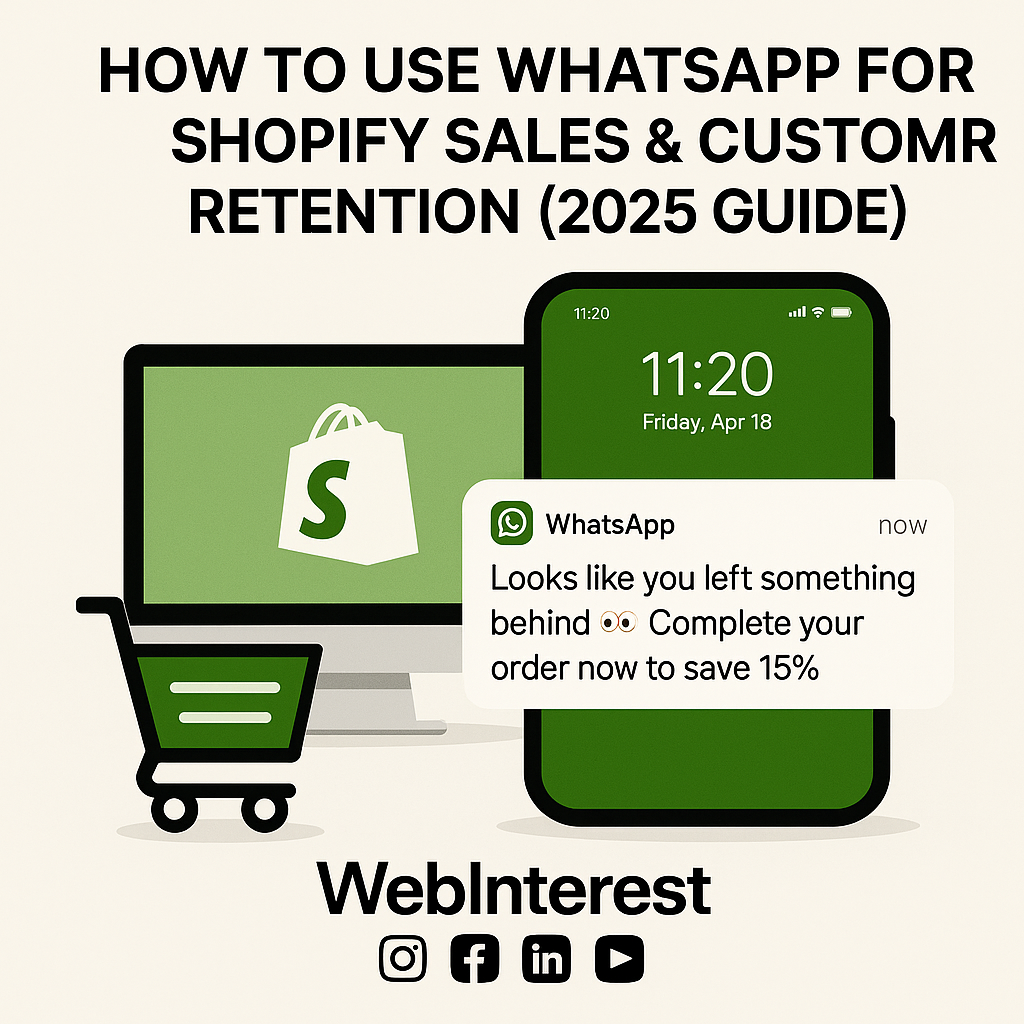 How to Use WhatsApp for Shopify Sales & Customer Retention (2025 Guide)