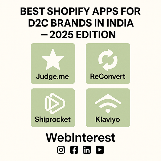 Best Shopify Apps for D2C Brands in India – 2025 Edition